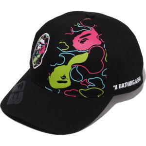 Casquette BAPE x F1LV camouflage APE HEAD — homme