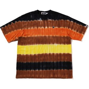 T-shirt rayures effet coulure petit motif, coupe décontractée — homme