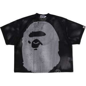 T-shirt imprimé effet eau APE HEAD, coupe décontractée, en mesh — homme