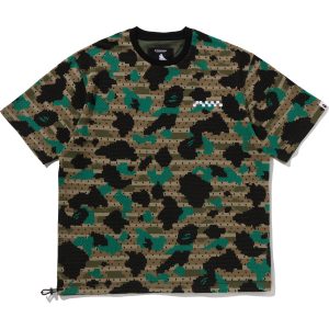 T-shirt à manches courtes BAPE par KAZUKI KURAISHI numérique 1ST CAMO pois — homme