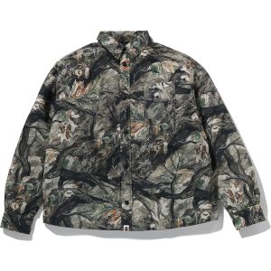 TREE EDGE CAMO DOWN SHIRT JACKET MENS