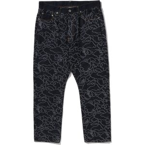Jean BAPE x OVO NEON 1ST CAMO, jacquard — homme