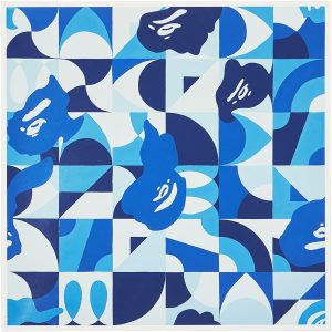 BAPEA X ILIZARBE ABC CAMO BLUE by ALVARO ILIZARBE