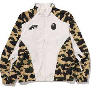 1ST CAMO STAND COLLAR TRACK JACKET MENS