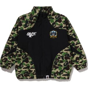 ABC CAMO EMBROIDERY PATCH LOOSE FIT JACKET KIDS