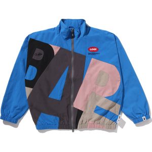 BAPE BY KAZUKI KURAISHI STAND COLLAR TRACK JACKET MENS
