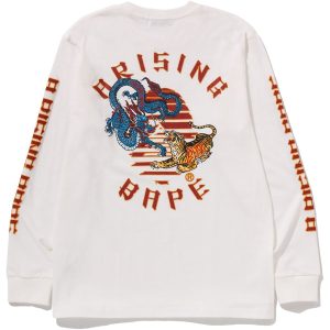 T-shirt à manches longues A RISING BAPE — homme