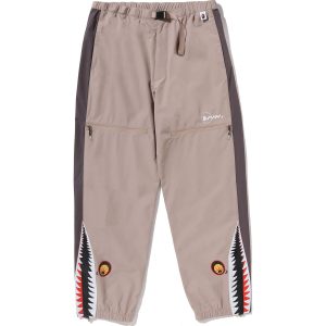 BAPE BY KAZUKI KURAISHI BELTED 3-LAYER SHARK PANTS MENS