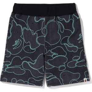 Short en molleton TEXT CODE CAMO — homme