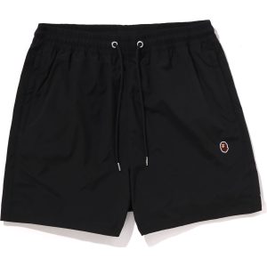 Short de bain petit motif, coupe décontractée — homme