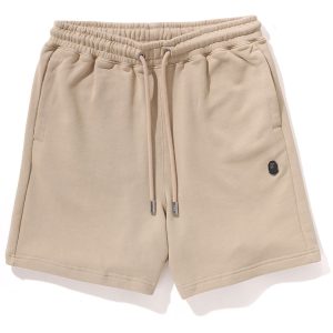 Short en molleton petit motif, coupe décontractée — homme