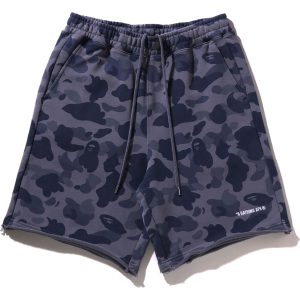 Short en molleton 1ST CAMO, coupe décontractée, délavage prononcé — homme