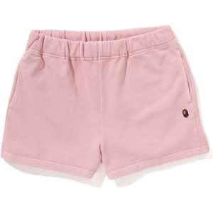 Short en molleton petit motif, teinture pigmentaire — femme