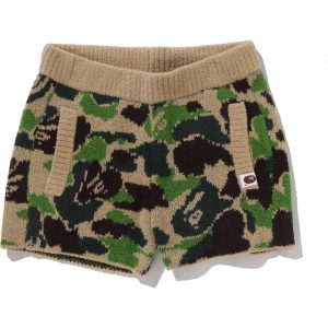 Short ABC CAMO tissu éponge, jacquard — femme