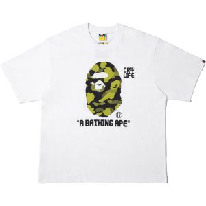 BAPE X CR7 LIFE CAMO A BATHING APE RELAXED FIT TEE MENS