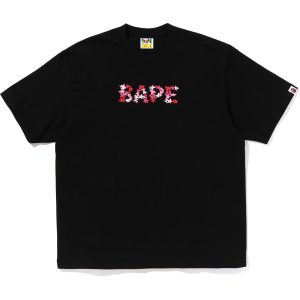 T-shirt STA BAPE logo, coupe décontractée — homme