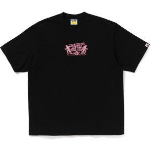 BAPE SLOGAN RELAXED FIT TEE MENS