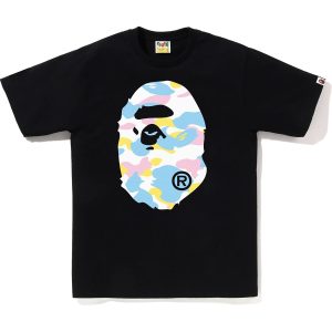 NEW MULTI CAMO BIG APE HEAD TEE MENS