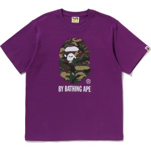 T-shirt GLITCH WOODLAND CAMO BY BATHING APE — homme