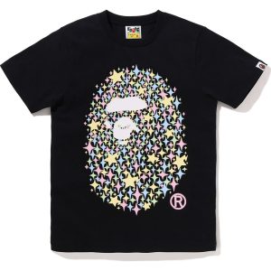 T-shirt effet scintillant étoile APE HEAD, paillettes — femme