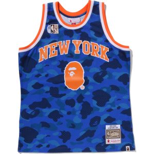 BAPE X M&N NBA - NEW YORK KNICKS SWINGMAN JERSEY MENS