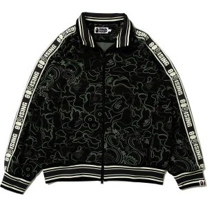 BAPE X 88RISING GLOW IN THE DARK CAMO TRACK JACKET MENS