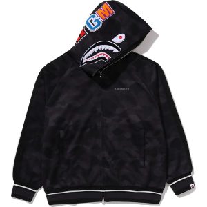 Veste de survêtement à capuche COLOR CAMO SHARK, coupe décontractée — homme