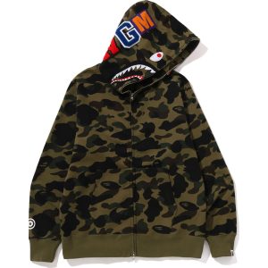 Sweat à capuche entièrement zippé 1ST CAMO SHARK — homme