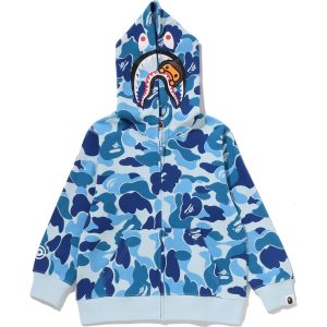 ABC CAMO MILO SHARK ZIP HOODIE KIDS